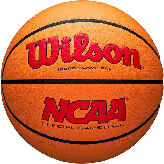 WILSON NCAA Evo NXT Official Indoor Game Basketballs - Sizes 6 and 7