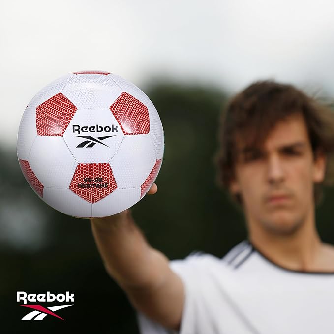 Reebok - Premium Soccer Ball, Advanced Build for Control & Durability, Size 5
