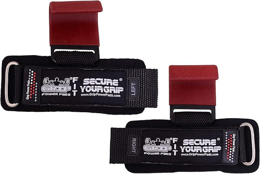 Weight Lifting Hooks Heavy Duty Lifting Wrist Straps Pull Ups Deadlift Straps Power Lifting Grips Padded Workout Straps for Weightlifting Gym Gloves for Men & Women Premium Workout Equipment