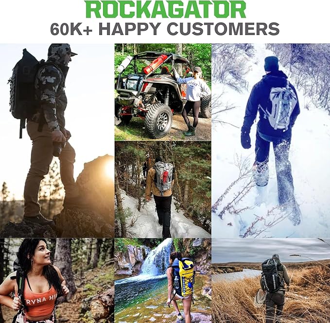 Kanarra 90L Waterproof Backpack for Camping, Hiking, Mountaineering, Backpacking, Hunting, Fishing, Canoeing, Outdoor Activities, The Wet Outdoors - Large Capacity, Roll Top Closure, Tan