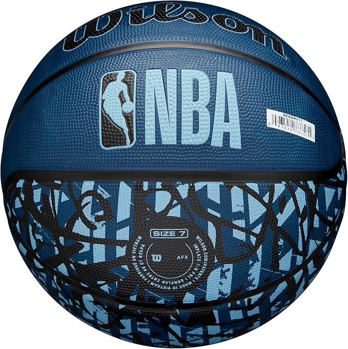 WILSON NBA Team Graffiti Basketballs - Size 7-29.5"