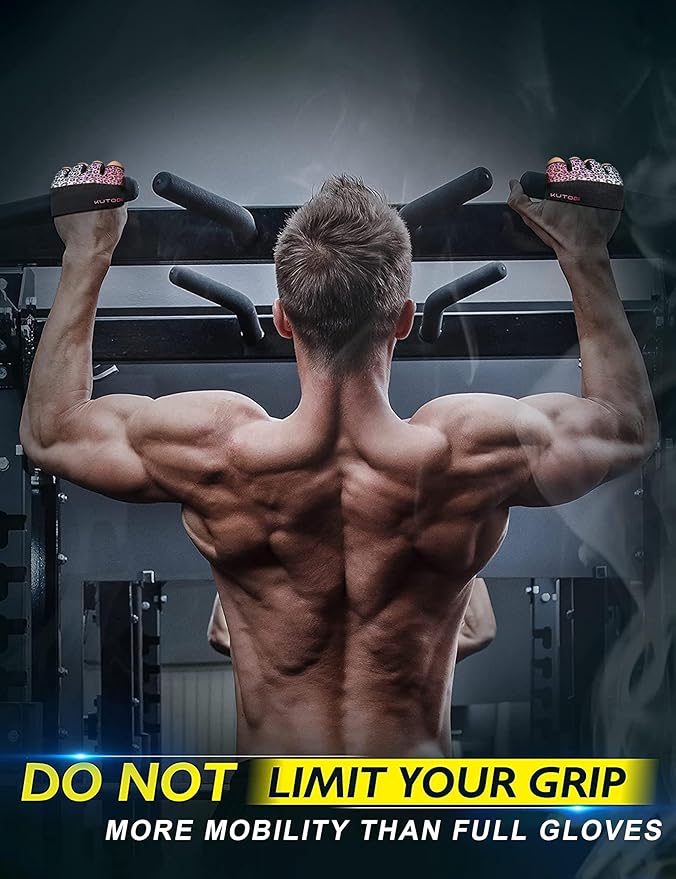 KUTOOK Weight Lifting Gloves for Women Gym Workout Gloves with Palm Protection & Extra Grip Breathable Exercise Gloves for Men Fitness