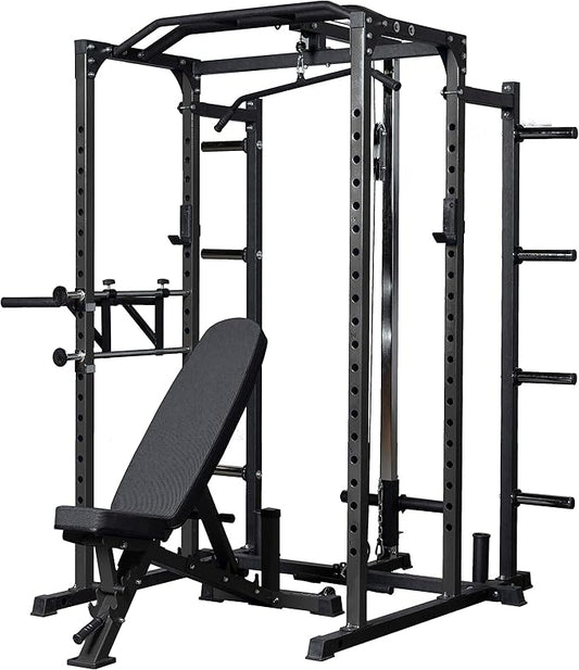 REP Fitness PR-1100 Power Rack - 700 lbs Rated Lifting Cage for Weight Training