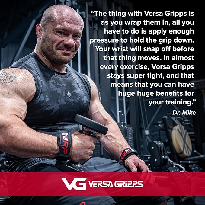 Versa Gripps® Pro, Made in The USA, Wrist Straps for Weightlifting Alternative, The Best Training Accessory