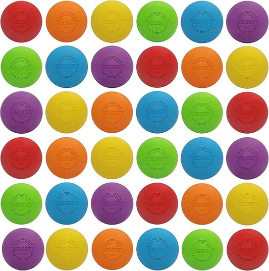 Velocity Lacrosse Balls - 1, 2, 3, 6, 12, 18, 24, 36, 60 and 120 Packs - for Practice, Official NFHS and College Approved Size