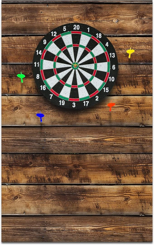 Felt Wood Grain Dart Board Wall Protectors Square Dart Board Backing Tiles Dartboard Backboard Cork Backboard Alternative