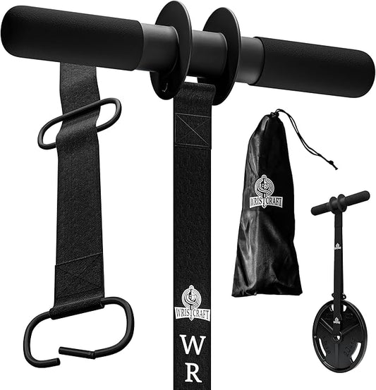 Forearm Strengthener & Hand Grip Strengthener – Wrist Roller, Forearm Exerciser, Forearm Roller, Wrist Trainer for Grip & Arm Workout