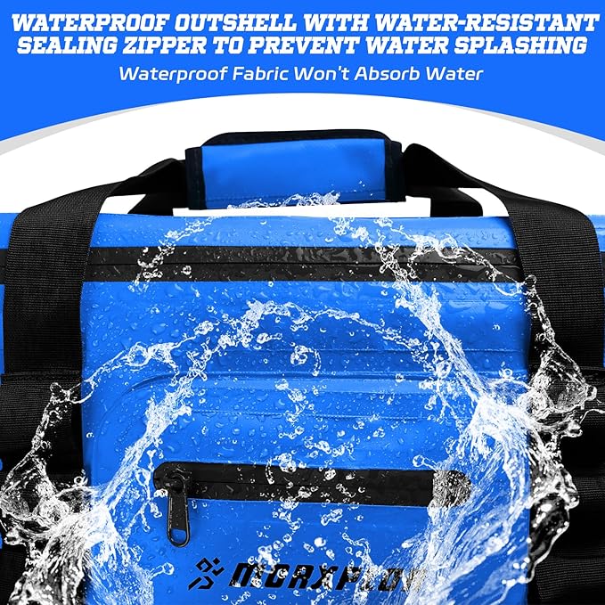 Waterproof Shell 24 cans Paddle Board Cooler Bag, Sup Deck,Kayak Cooler Bag Accessories
