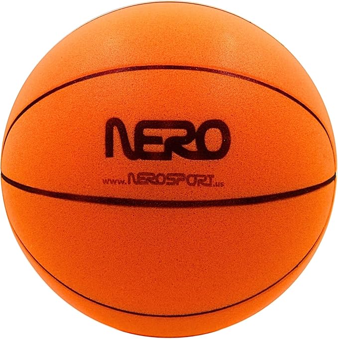 Ninja Silent Basketball- Soft Foam Indoor Hoop Play | Soundless Ball for Quiet Dribbling and Indoor Training
