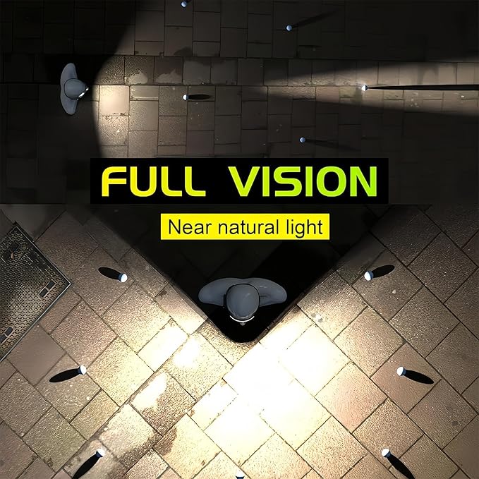 Headlamp 4 PCS, 230° Wide Beam Head Lamp, Motion Sensor LED Headlamp Rechargeable, 5 Mode Headlight Flashlight for Camping Fishing Hiking Gear, Bright, and Ideal for Hard Hats and Forehead Use!