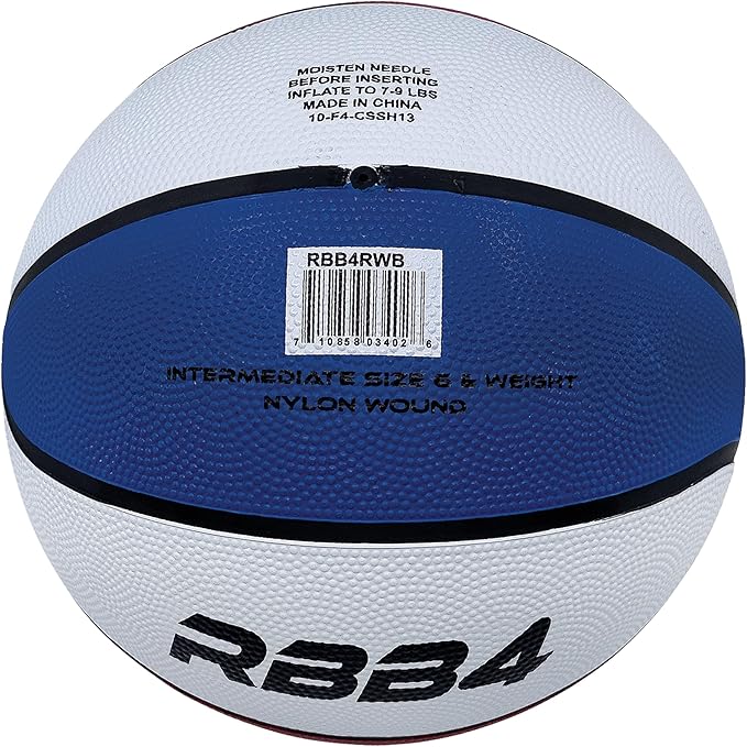 Champion Sports Rubber Basketballs – Heavy Duty Pro-Style, Indoor/Outdoor Use, Premium Basketball Equipment for Physical Education, Various Sizes & Colors (Size 3, 5, 6, 7)