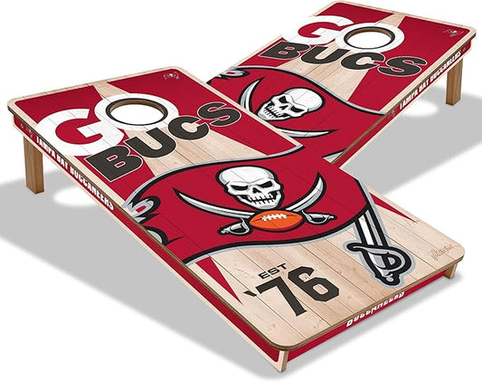 YouTheFan NFL 2’ x 4’ Professional Wood Cornhole Game