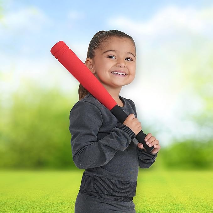 ESPN Batting Tee for Kids Includes Tee Ball Bat, Foam Ball, Home Run Fence, and Batter’s Box