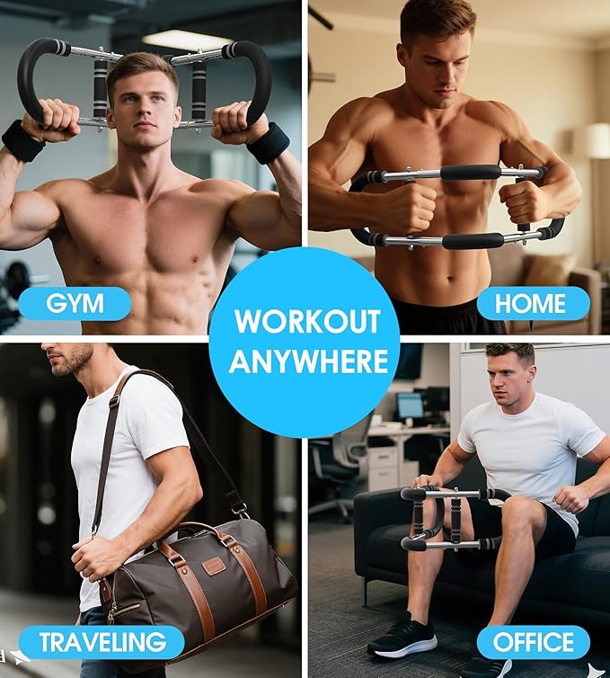 Twister Arm Trainer for Men, Adjustable 50-130Lbs Chest Workout Equipment, Arm Trainer, Twister Arm Trainer Portable Shoulder Strength Exerciser Machine for Fitness People