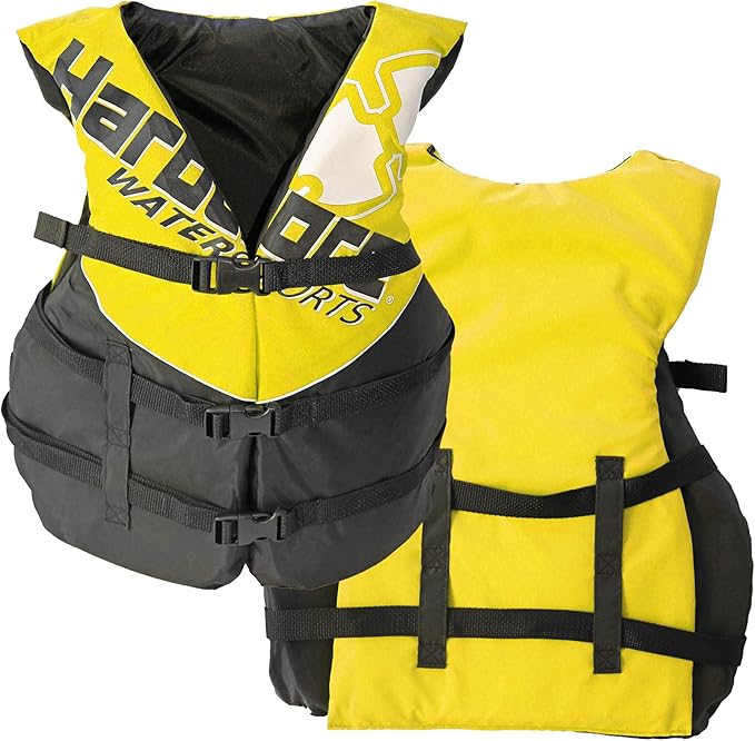 4 Pack Hardcore Coast Guard Type III PFD for Adults; Life Jacket Paddle Vest for Adults; Life Vest Flotation Device; Jet ski, Wakeboard, Kayak; Extra Life Jacket for Pontoon Boat