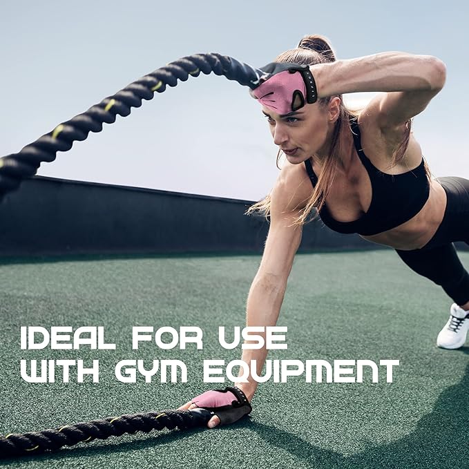 LIFECT Essential Breathable Workout Gloves, Weight Lifting Fingerless Gym Exercise Gloves with Curved Open Back, for Powerlifting, Women and Men