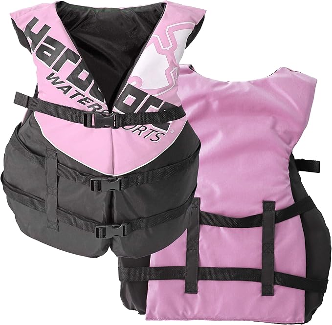 4 Pack Hardcore Coast Guard Type III PFD for Adults; Life Jacket Paddle Vest for Adults; Life Vest Flotation Device; Jet ski, Wakeboard, Kayak; Extra Life Jacket for Pontoon Boat