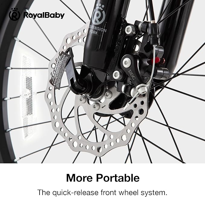 RoyalBaby Kids Mountain Bike for Boys and Girls, Ultra-Light Aluminum 20-24 Inch Wheel Bicycle for 6-14 Years Old Children, 7/21-Speeds Drivetrain