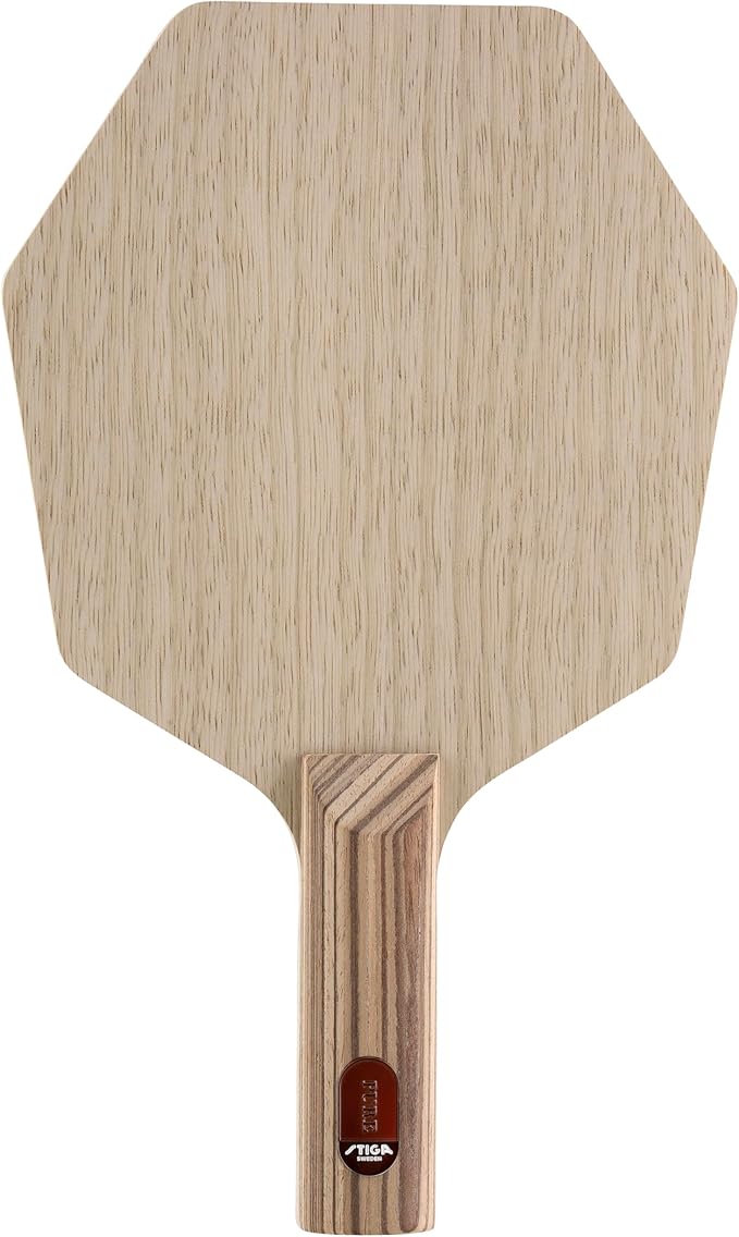 STIGA Pure Table Tennis Wood - Professional Offensive Table Tennis Wood Blade - 7 Layers of Pure Wood for Maximum Control, Precision and Power - Made in Sweden
