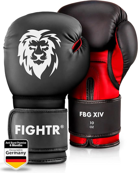 FIGHTR® Boxing Gloves - Maximum Protection & Stability | Boxing Gloves for Boxing, MMA, Muay Thai & Kickboxing | Sizes 8-16 oz