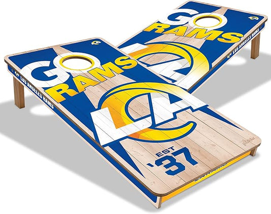 YouTheFan NFL 2’ x 4’ Professional Wood Cornhole Game