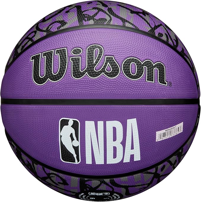 WILSON NBA Team Graffiti Basketballs - Size 7-29.5"