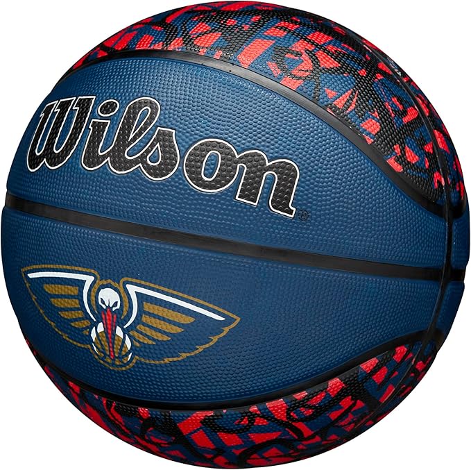 WILSON NBA Team Graffiti Basketballs - Size 7-29.5"