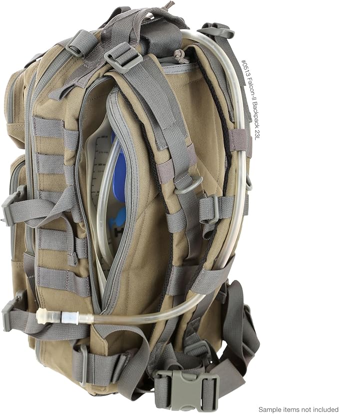MAXPEDITION Falcon-II Backpack, 23L Tactical Backpack, Survival Pack, Bug Out Bag, MOLLE Go Bag for EDC, 0513
