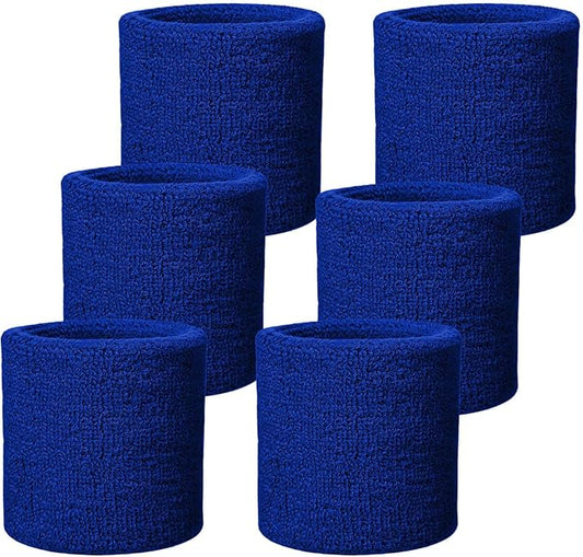 Wristbands Sweatbands for Men & Women, Breathable Tennis Wrist Bands Absorbent Sweat Band Multiuse Wristband for Basketball, Running, Gym, Working Out