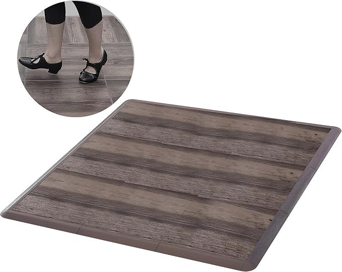 Dance Floor Tiles, Interlocking Dance Floor Tiles for Ballet, Tap, Jazz, and Irish Dance | Portable Dance Floor Tiles for Indoor Dance Flooring