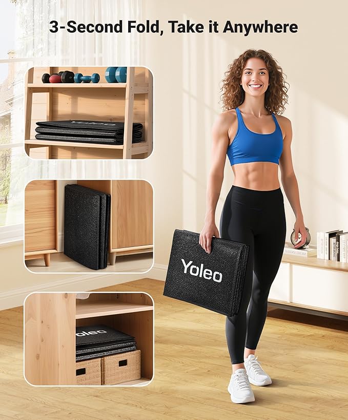 YOLEO 880LB Adjustable Weight Bench for Bench Press, MAX Foldable Weight Bench with Bench Press Stand/Extended Head for Home Gym/Full Body Workout 90 Degree Workout Bench User 6'56''(Max Version)