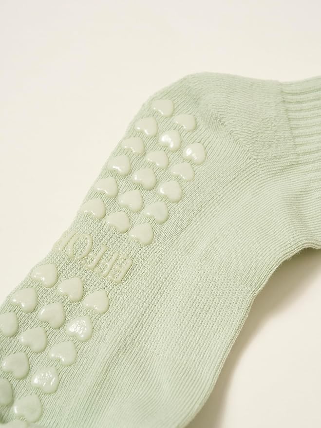 Crew Half Calf Grip Socks, Cutest Fruits Pilates Socks, Ruffle socks, Non-Slip, Barre Yoga Fitness