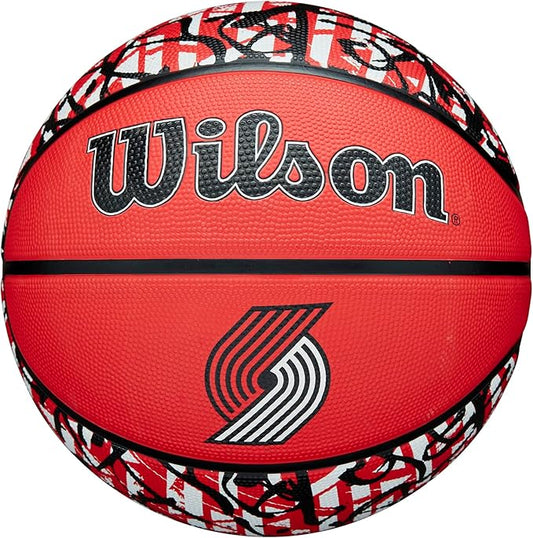 WILSON NBA Team Graffiti Basketballs - Size 7-29.5"