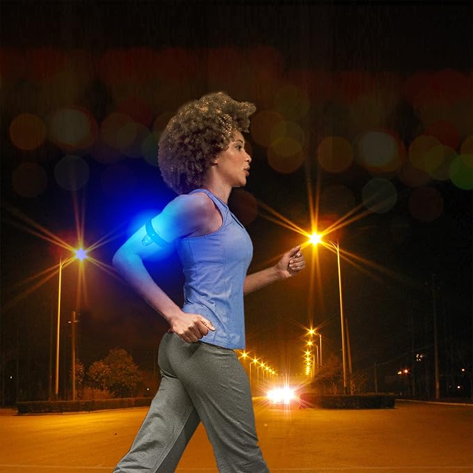 STURME LED Safety Light Strobe Lights for Daytime Running Walking Bicycle Bike Kids Child Woman Dog Pet Runner Best Flashing Warning Clip on Small Reflective Set Flash Walk Night High Visibility