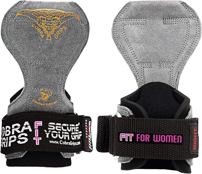 Cobra Grips PRO Weight Lifting Gloves Heavy Duty Straps Alternative Power Lifting Hooks for Deadlifts Adjustable Neoprene Padded Wrist Support Bodybuilding