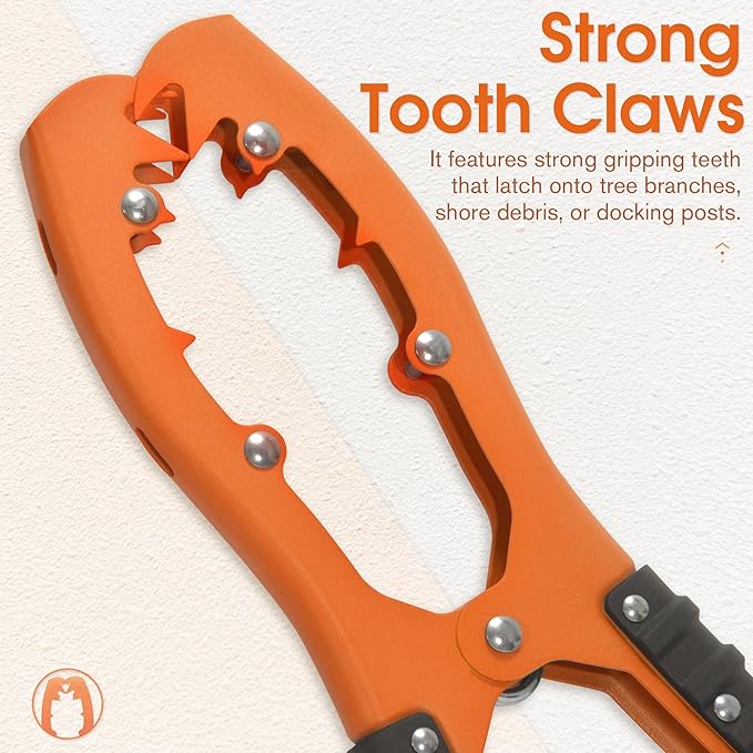 Antidious Kayak Brush Gripper, Kayak Anchor Grip with 16.4ft Paracord and Snap Hook to Anchor Float, Canoe, Boat for Fishing Boating Camping