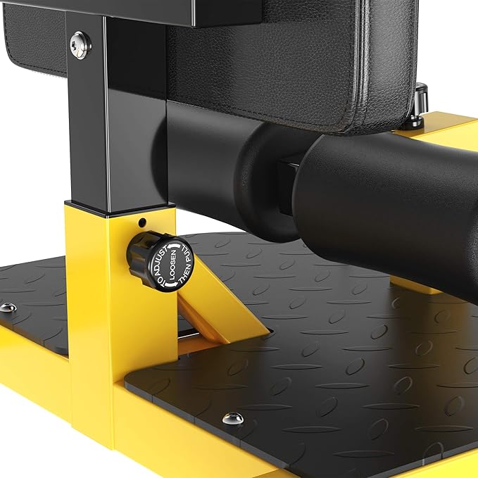 Soozier 3-in-1 Padded Push Up Sit Up Deep Sissy Squat Machine Home Gym Fitness Equipment