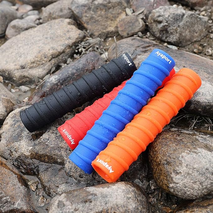Ayaport Kayak Paddle Grips Non-Slip Silicone Wraps Blister Prevention Kayaking Accessories for Take-Apart Paddles