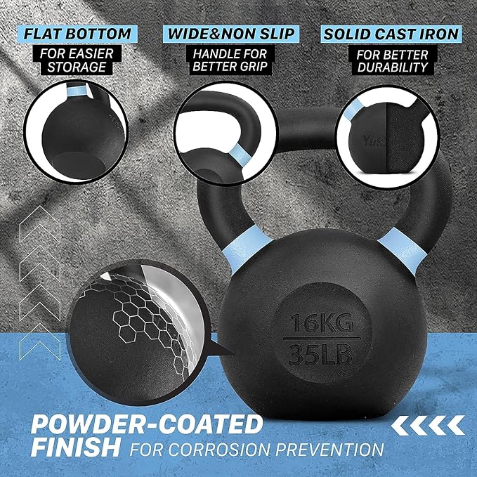Yes4All Cast Iron Kettlebell