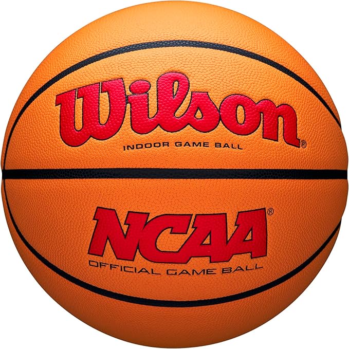 WILSON NCAA Evo NXT Official Indoor Game Basketballs - Sizes 6 and 7