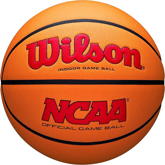 WILSON NCAA Evo NXT Official Indoor Game Basketballs - Sizes 6 and 7