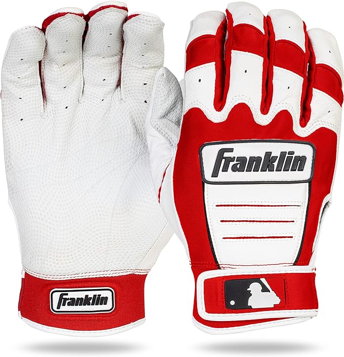 Franklin Sports MLB Baseball Batting Gloves - CFX Pro Adult + Youth - Baseball + Softball - Multiple Sizes + Colors