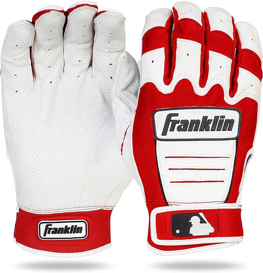 Franklin Sports MLB Baseball Batting Gloves - CFX Pro Adult + Youth - Baseball + Softball - Multiple Sizes + Colors