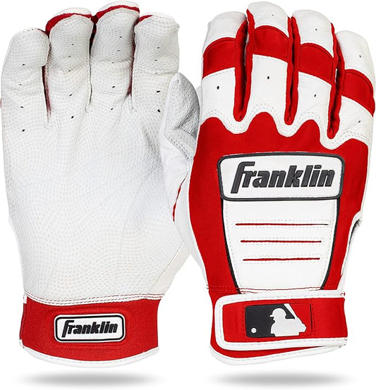 Franklin Sports MLB Baseball Batting Gloves - CFX Pro Adult + Youth - Baseball + Softball - Multiple Sizes + Colors