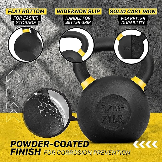 Yes4All Cast Iron Kettlebell