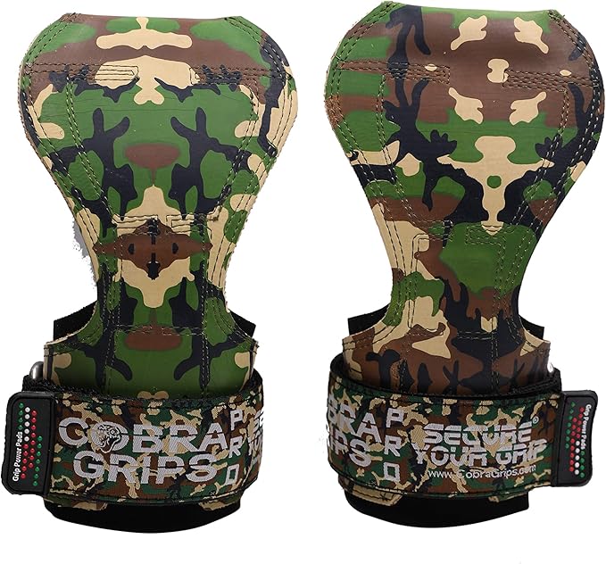 Cobra Grips PRO Weight Lifting Gloves Heavy Duty Straps Alternative Power Lifting Hooks for Deadlifts Adjustable Neoprene Padded Wrist Support Bodybuilding