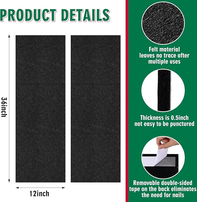 Dart Board Backing Felt Wall Tiles Cork Dart Board Backer Alternative Self-Adhesive Wall Protectors Square Backing Tiles