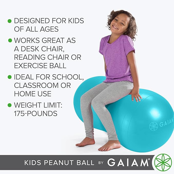Active Seat Peanut Shaped Bounce Desk Chair, Exercise Yoga Balance Sitting Ball