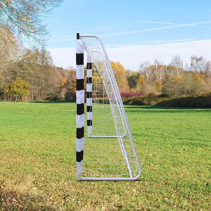 Combination Soccer Goal Portable Soccer Goals for Backyard Steel Frame Football Goal with All Weather Net for Kids Youth