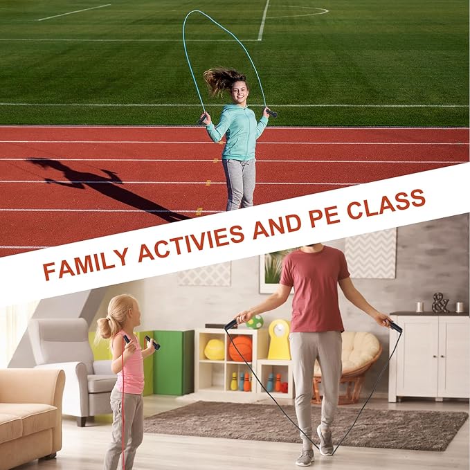 PATIKIL Jump Rope PVC, Adjustable Speed Skipping Ropes Tangle-Free Exercise Equipment for Workout Women Men